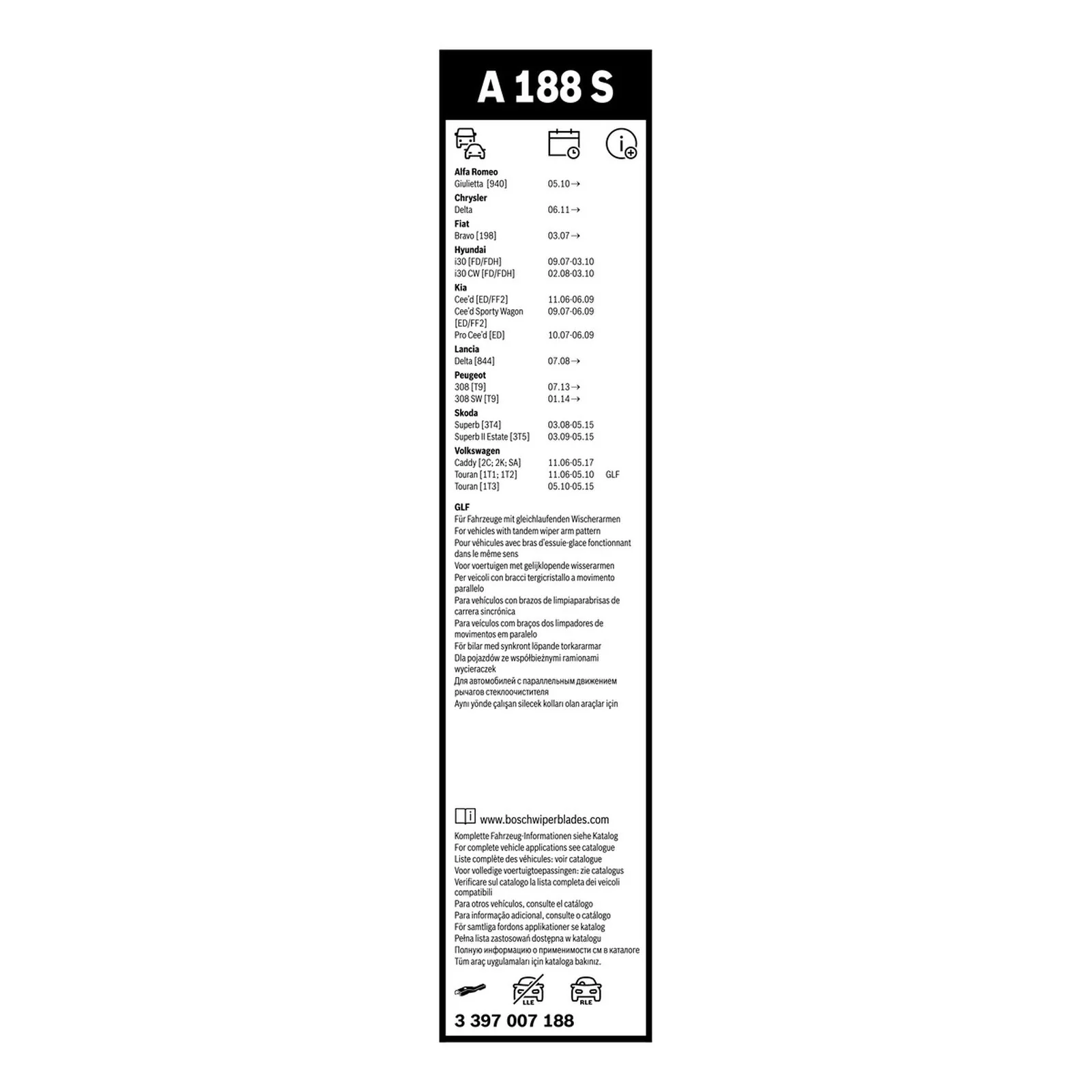 A188S Bosch Aerotwin Twin Pack - Image 3