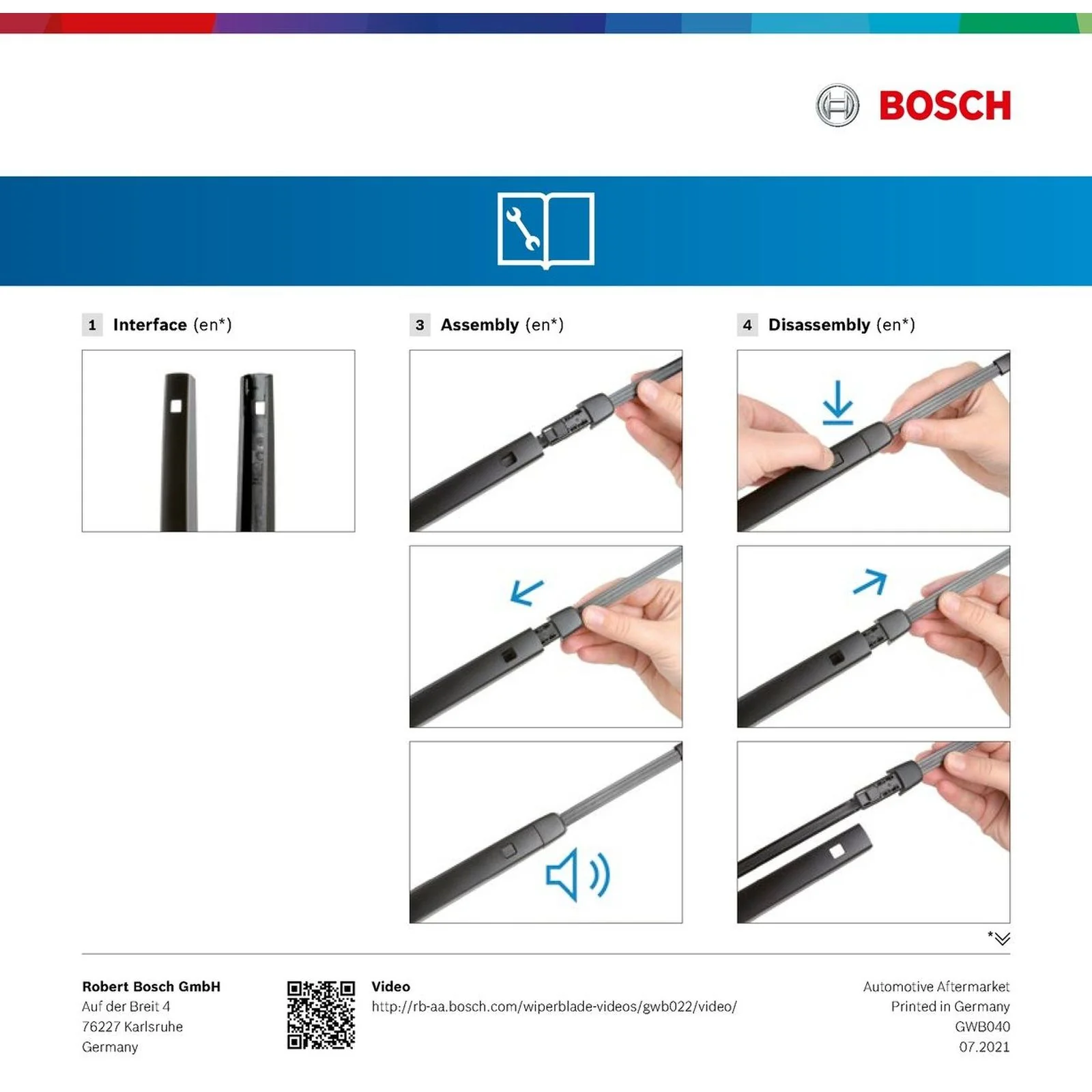 A282H Bosch Rear Screen Wiper A - Image 7