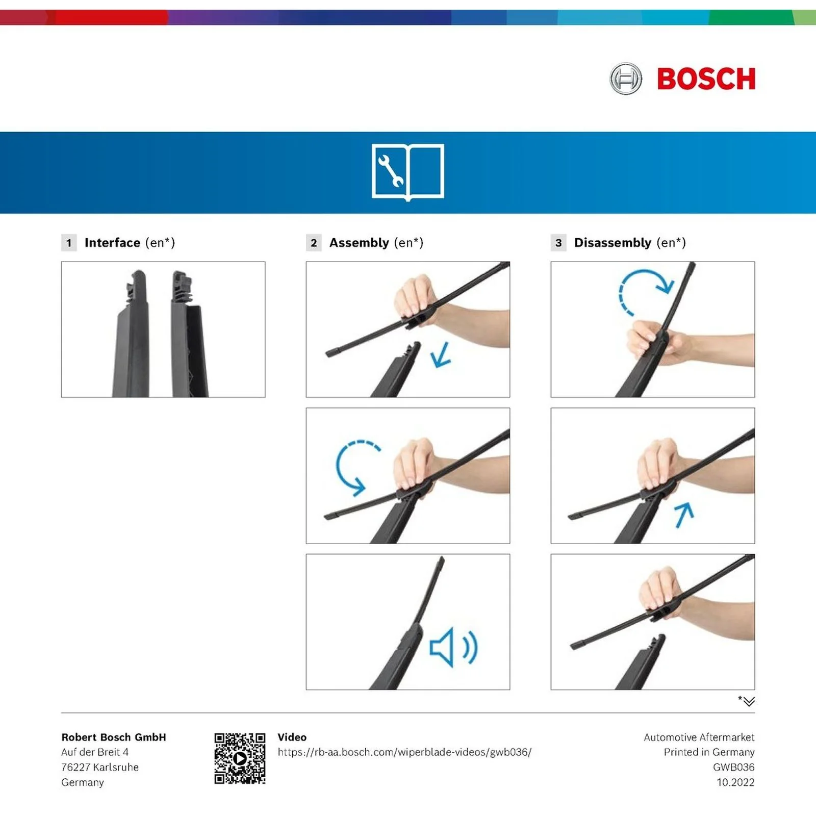 A300H Bosch Rear Screen Wiper A - Image 7