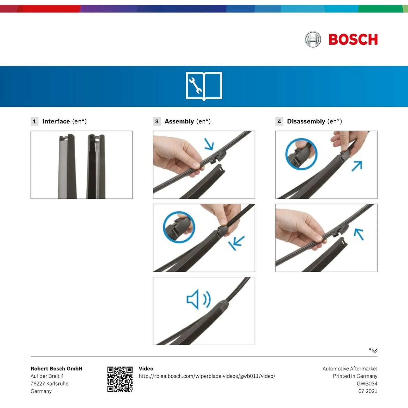 A330H Bosch Rear Screen Wiper A - Image 7
